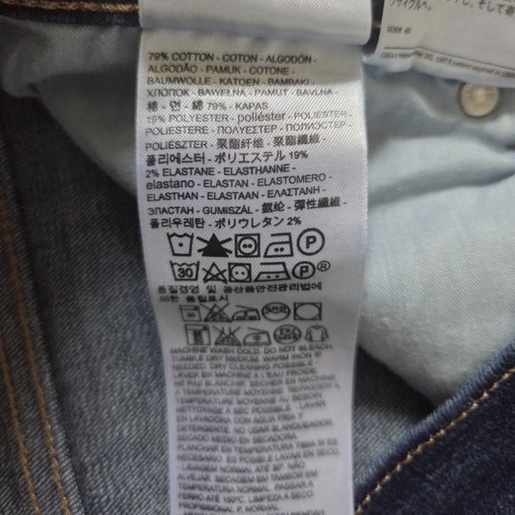 Levi's Men's Deep Indigo Straight Jeans - Picture 4 of 6